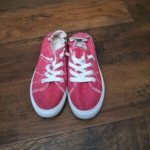 Tommy Bahama Light Red Sneakers Size 7.5